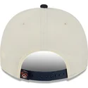 bone-curvo-bege-e-preto-snapback-9fifty-a-frame-classic-da-atlanta-braves-mlb-da-new-era