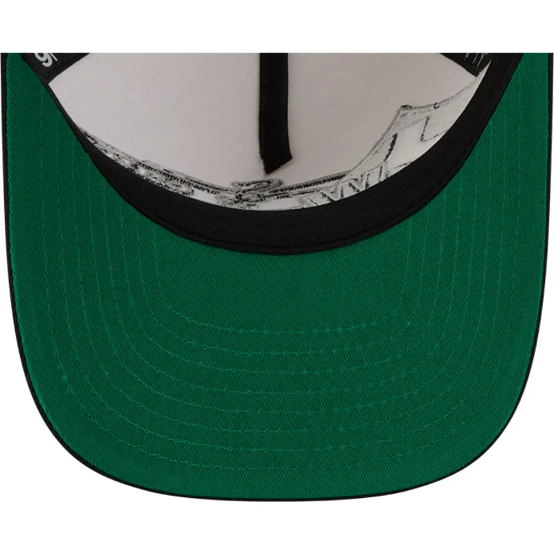 bone-curvo-bege-e-preto-snapback-9fifty-a-frame-classic-da-chicago-white-sox-mlb-da-new-era