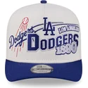 bone-curvo-bege-e-azul-snapback-9fifty-a-frame-classic-da-los-angeles-dodgers-mlb-da-new-era