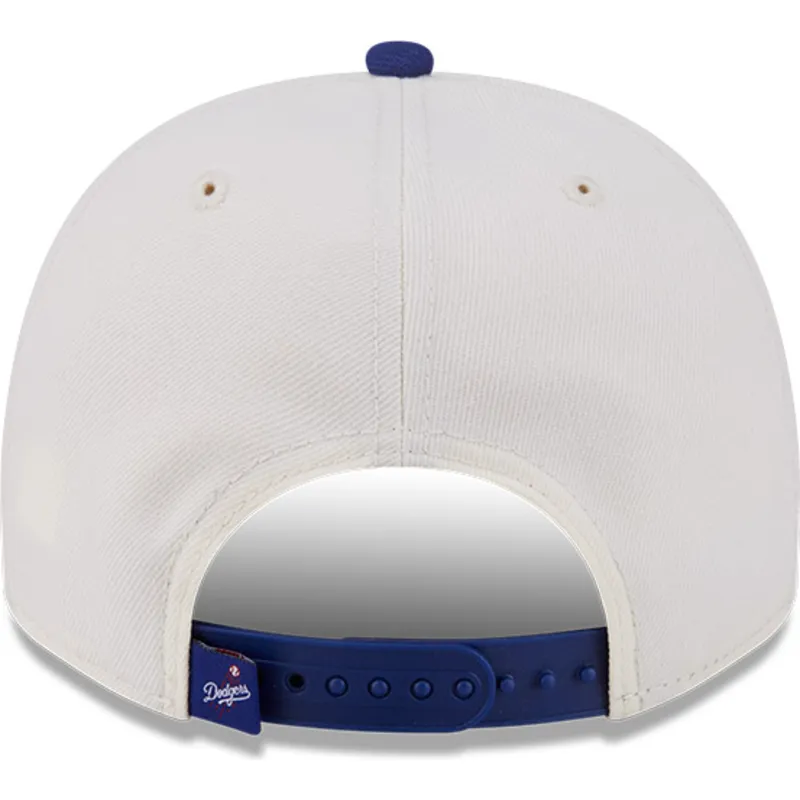 bone-curvo-bege-e-azul-snapback-9fifty-a-frame-classic-da-los-angeles-dodgers-mlb-da-new-era