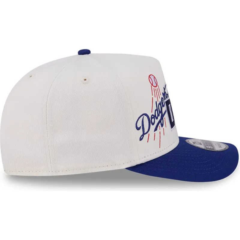 bone-curvo-bege-e-azul-snapback-9fifty-a-frame-classic-da-los-angeles-dodgers-mlb-da-new-era