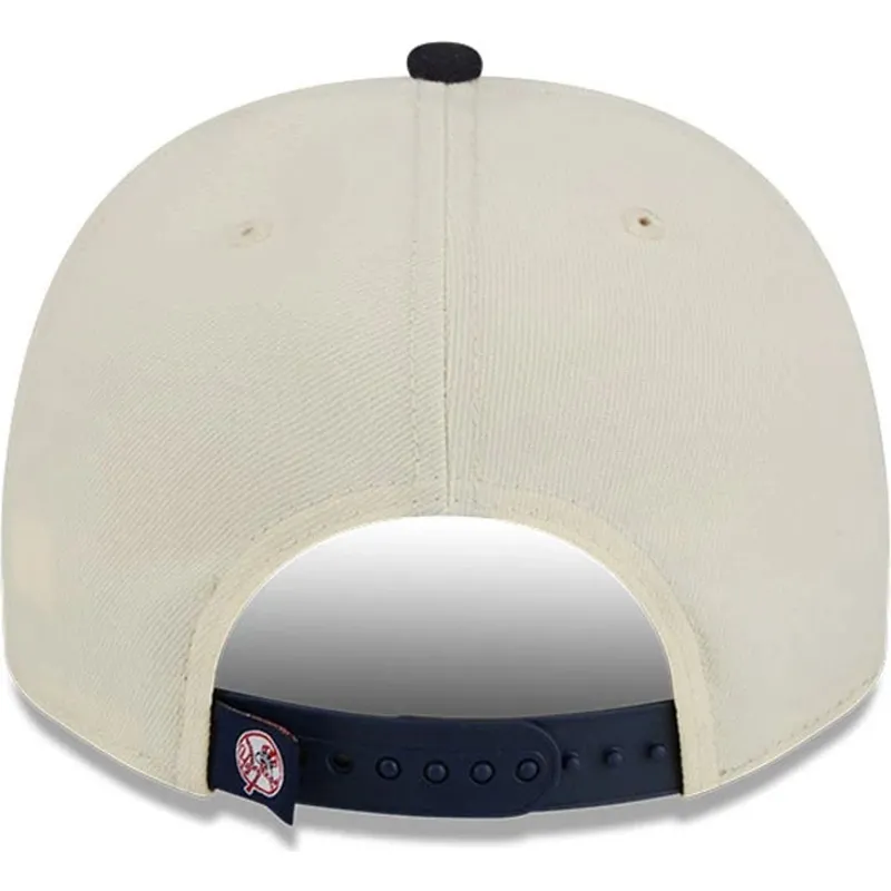bone-curvo-bege-e-azul-marinho-snapback-9fifty-a-frame-classic-da-new-york-yankees-mlb-da-new-era
