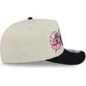 bone-curvo-bege-e-azul-marinho-snapback-9fifty-a-frame-classic-da-new-york-yankees-mlb-da-new-era