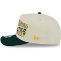 bone-curvo-bege-e-verde-snapback-9fifty-a-frame-classic-da-oakland-athletics-mlb-da-new-era