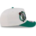 bone-curvo-bege-e-verde-snapback-9fifty-a-frame-classic-da-boston-celtics-nba-da-new-era
