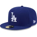 bone-plano-azul-justo-59fifty-hidden-hit-da-los-angeles-dodgers-mlb-da-new-era