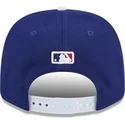bone-curvo-azul-e-branco-snapback-9seventy-stretch-snap-flower-da-los-angeles-dodgers-mlb-da-new-era