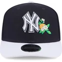 bone-curvo-azul-marinho-snapback-9seventy-stretch-snap-flower-da-new-york-yankees-mlb-da-new-era