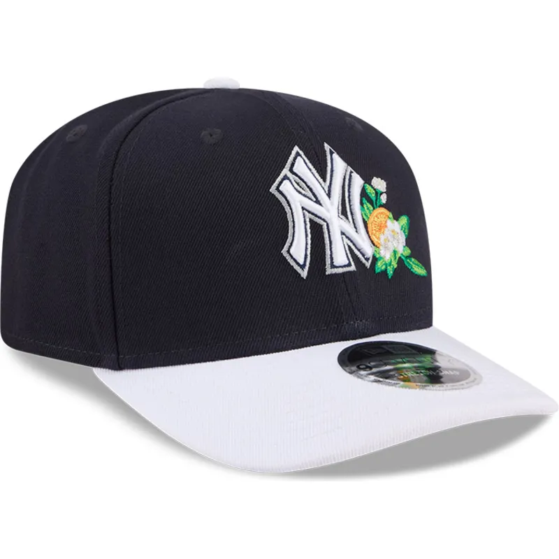 bone-curvo-azul-marinho-snapback-9seventy-stretch-snap-flower-da-new-york-yankees-mlb-da-new-era