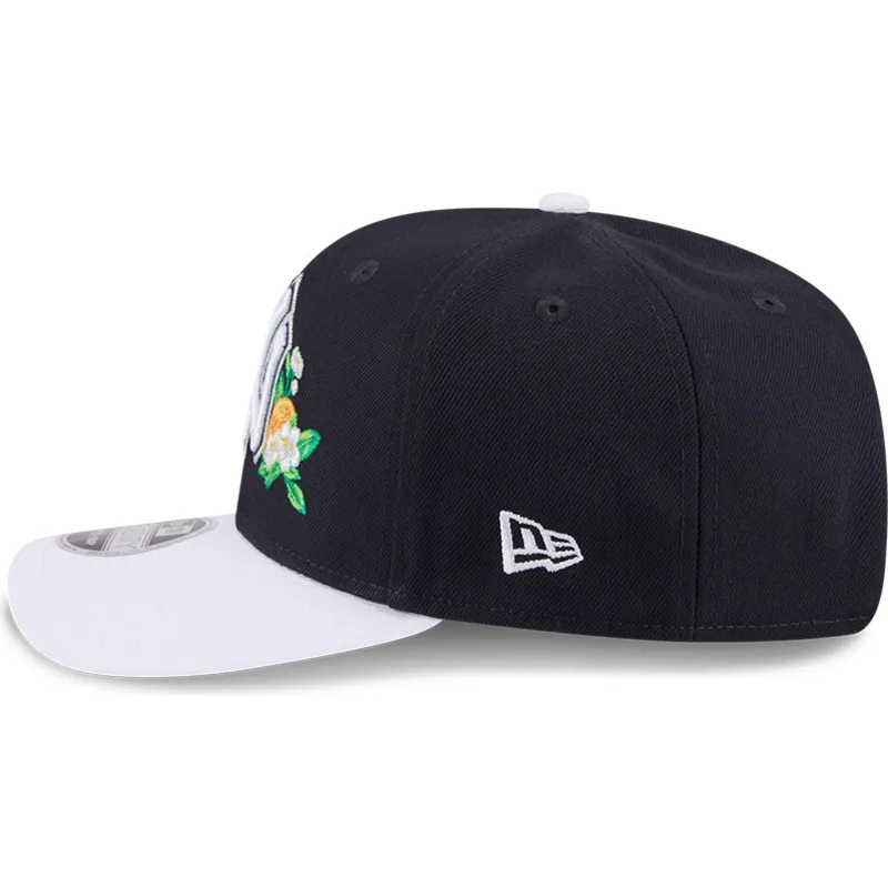 bone-curvo-azul-marinho-snapback-9seventy-stretch-snap-flower-da-new-york-yankees-mlb-da-new-era