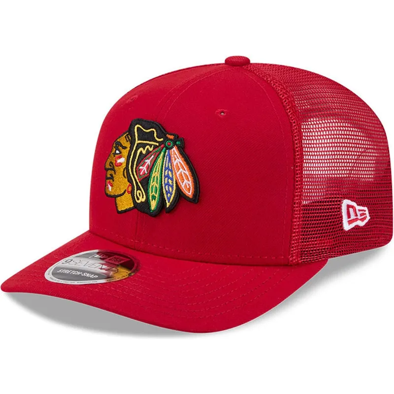 bone-trucker-vermelho-9seventy-stretch-snap-eg-da-chicago-blackhawks-nhl-da-new-era