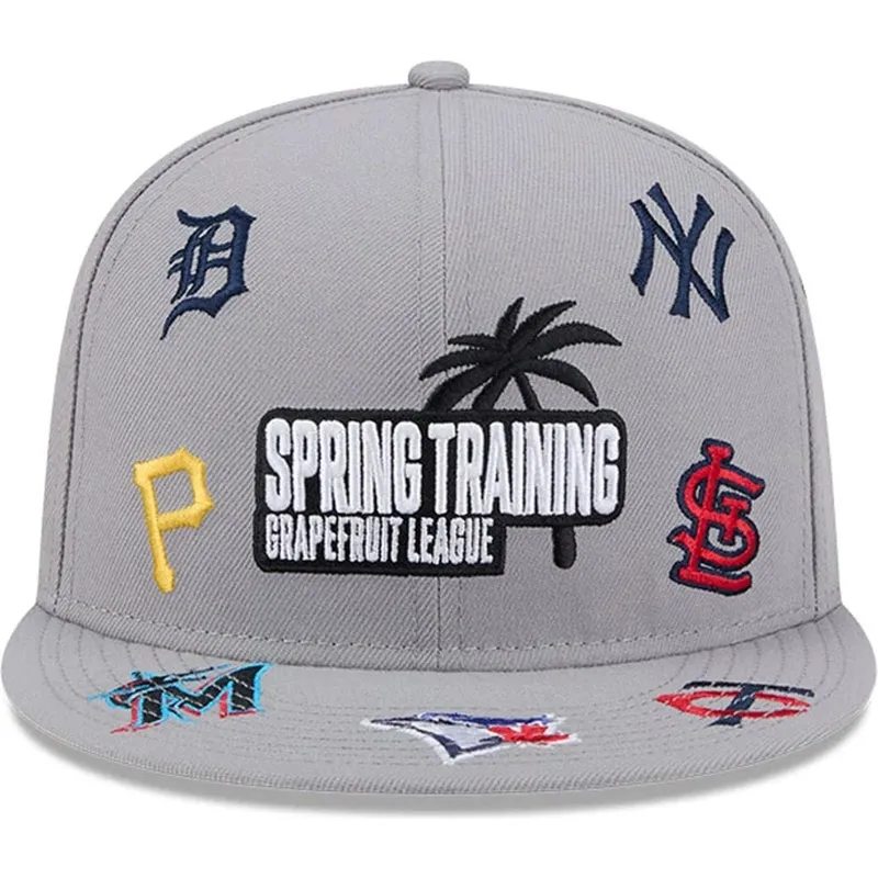 bone-plano-cinza-snapback-9fifty-scattered-grapefruit-league-logo-da-mlb-da-new-era