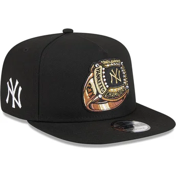 Boné plano preto snapback 9FIFTY A Frame Ring da New York Yankees MLB da New Era