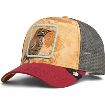 Boné trucker multicolor pássaro Fuerte Costa Rica Thrush The Farm da Goorin Bros.