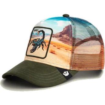 Boné trucker multicolor escorpião Deadly Scorpion In The Element The Farm da Goorin Bros.