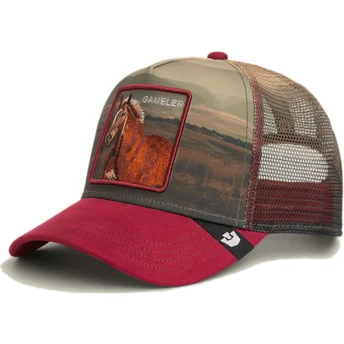 Boné trucker multicolor cavalo Gambler Stallion In The Element The Farm da Goorin Bros.