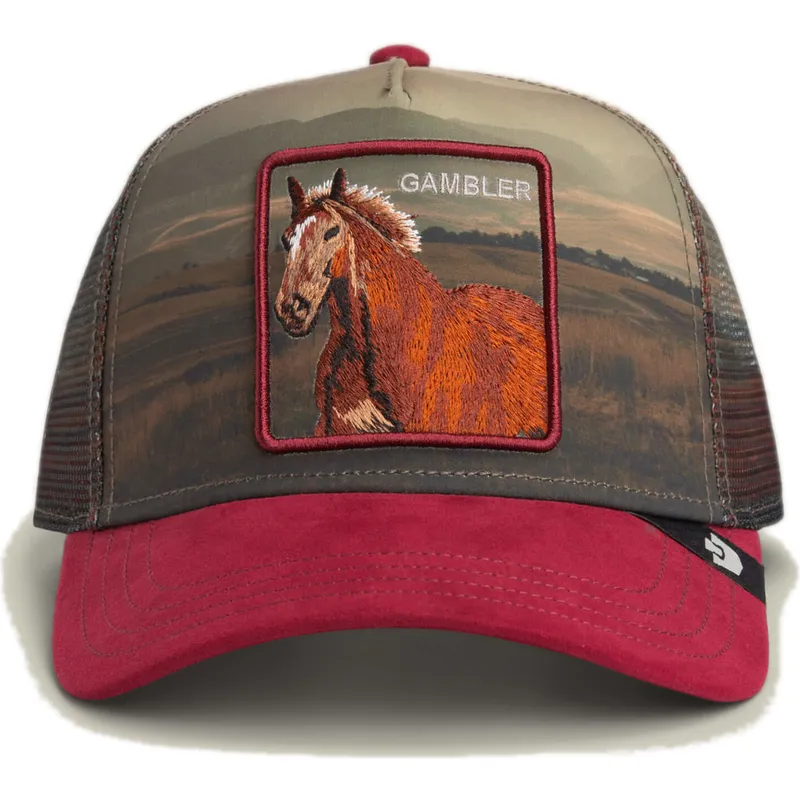 bone-trucker-multicolor-cavalo-gambler-stallion-in-the-element-the-farm-da-goorin-bros