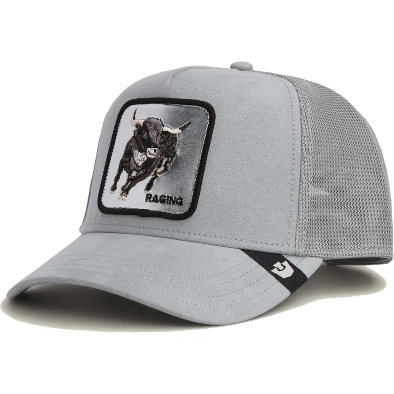 bone-trucker-cinza-touro-raging-silver-bull-metallic-the-farm-da-goorin-bros