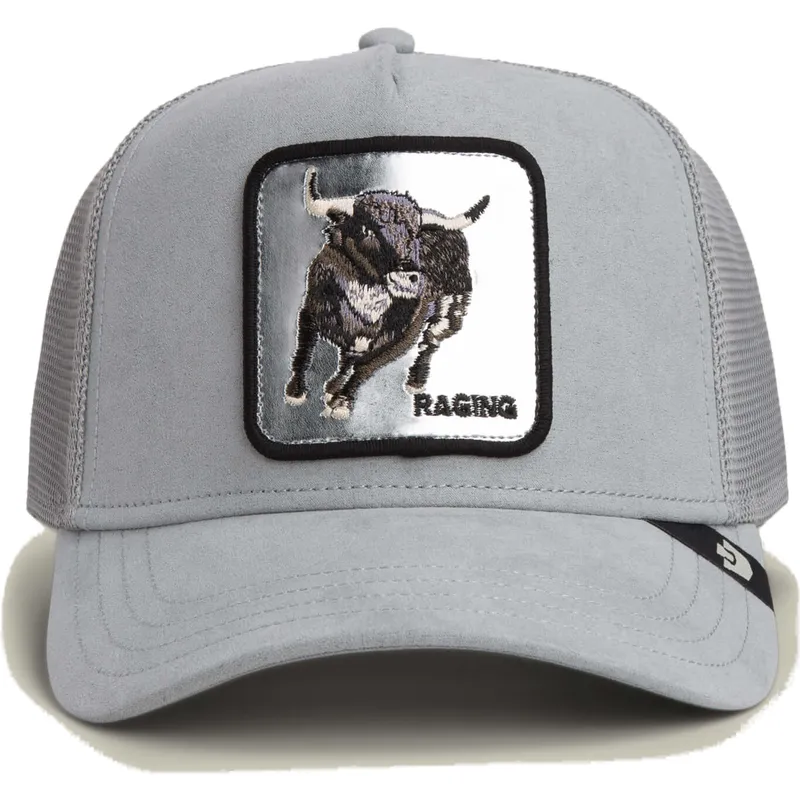 bone-trucker-cinza-touro-raging-silver-bull-metallic-the-farm-da-goorin-bros
