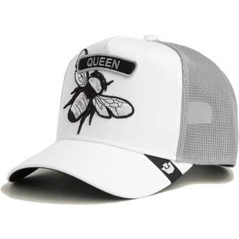 Boné trucker branco abelha Classic Rocker Queen The Farm da Goorin Bros.