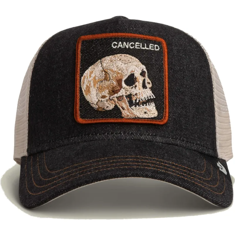 bone-trucker-preto-caveira-cancelled-denim-skull-the-farm-da-goorin-bros