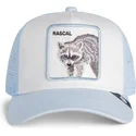 bone-trucker-azul-claro-para-crianca-guaxinim-rascal-raccoon-mini-the-farm-da-goorin-bros