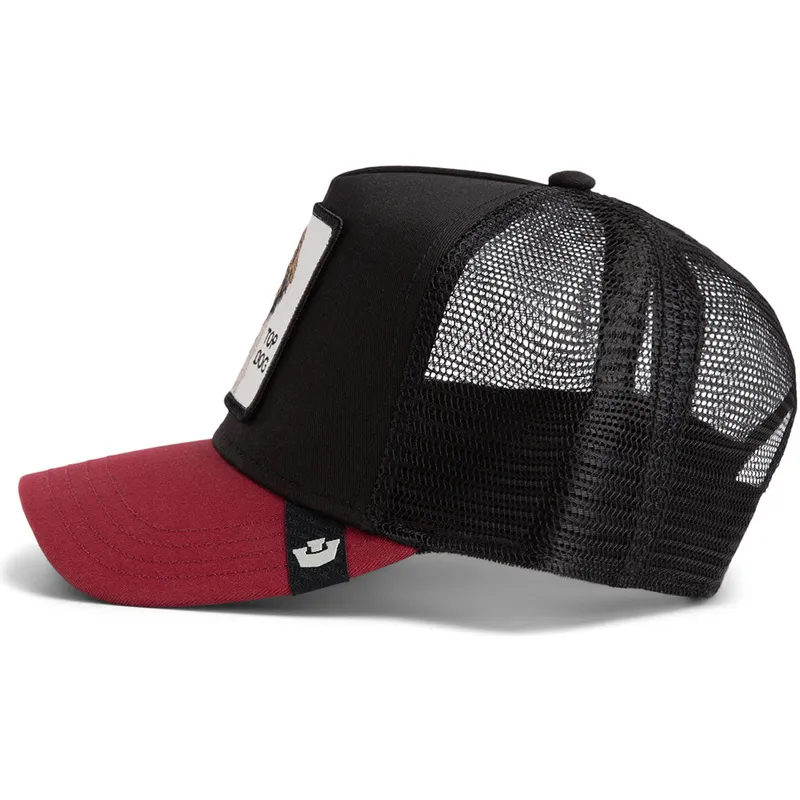 bone-trucker-preto-e-vermelho-cao-crush-top-dog-the-farm-da-goorin-bros