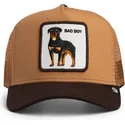 bone-trucker-castanho-para-crianca-cao-rottweiler-bad-boy-mini-the-farm-da-goorin-bros