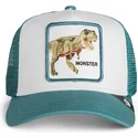 bone-trucker-verde-para-crianca-t-rex-dinossauro-sea-monster-the-farm-da-goorin-bros