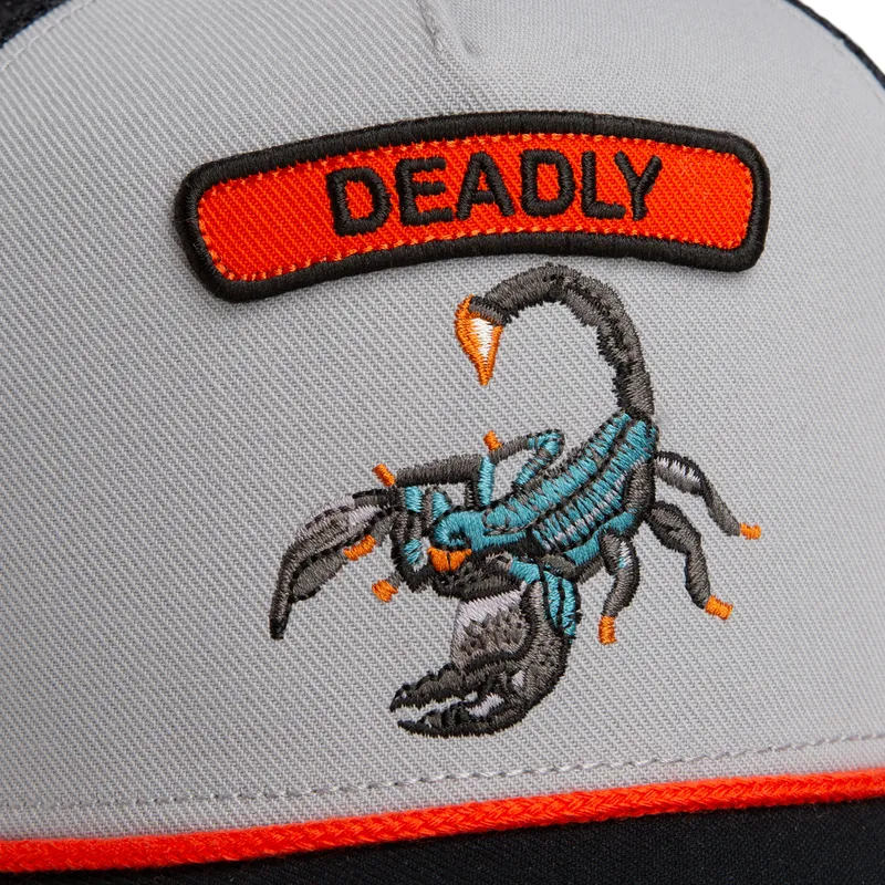 bone-trucker-cinza-escorpiao-pop-rocker-scorpion-the-farm-da-goorin-bros