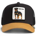bone-trucker-preto-e-castanho-cao-rottweiler-bad-boy-the-farm-da-goorin-bros