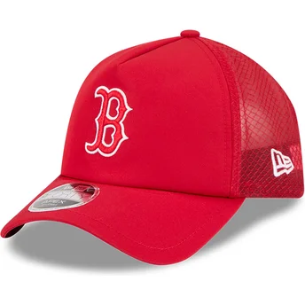 Boné trucker vermelho 9FORTY APEX BP da Boston Red Sox MLB da New Era