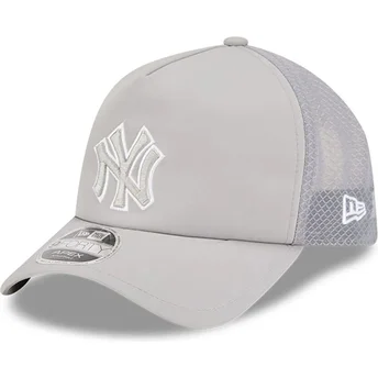 Boné trucker cinza 9FORTY APEX Batting Practice da New York Yankees MLB da New Era