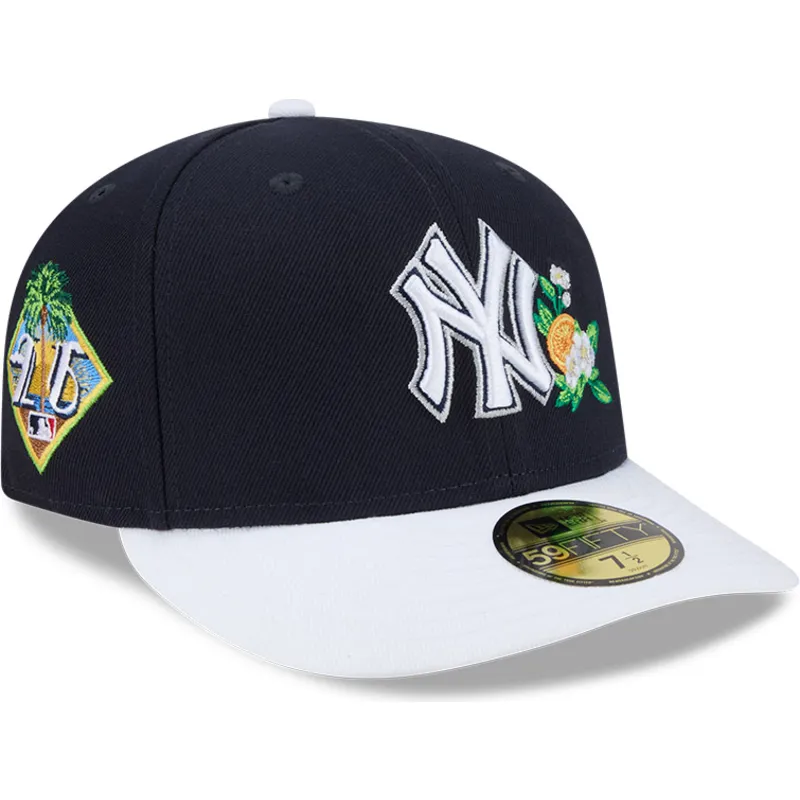bone-curvo-azul-marinho-e-branco-justo-59fifty-spring-training-da-new-york-yankees-mlb-da-new-era