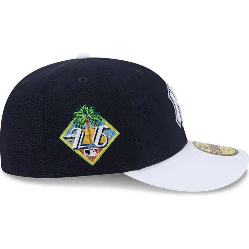 bone-curvo-azul-marinho-e-branco-justo-59fifty-spring-training-da-new-york-yankees-mlb-da-new-era