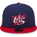 bone-plano-azul-marinho-e-vermelho-justo-59fifty-usa-2026-world-baseball-classic-da-new-era