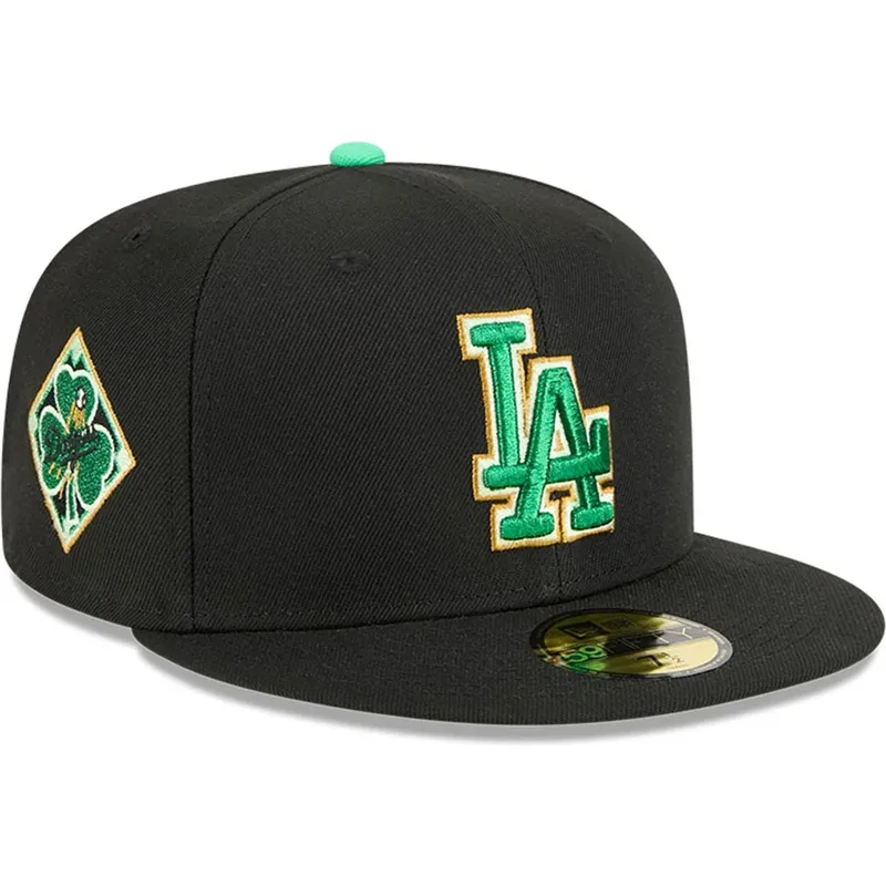 bone-plano-preto-justo-59fifty-saint-patrick-s-day-da-los-angeles-dodgers-mlb-da-new-era