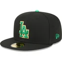 bone-plano-preto-justo-59fifty-saint-patrick-s-day-da-los-angeles-dodgers-mlb-da-new-era