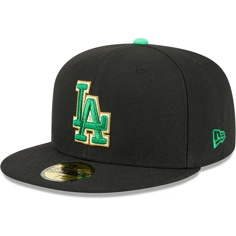 bone-plano-preto-justo-59fifty-saint-patrick-s-day-da-los-angeles-dodgers-mlb-da-new-era