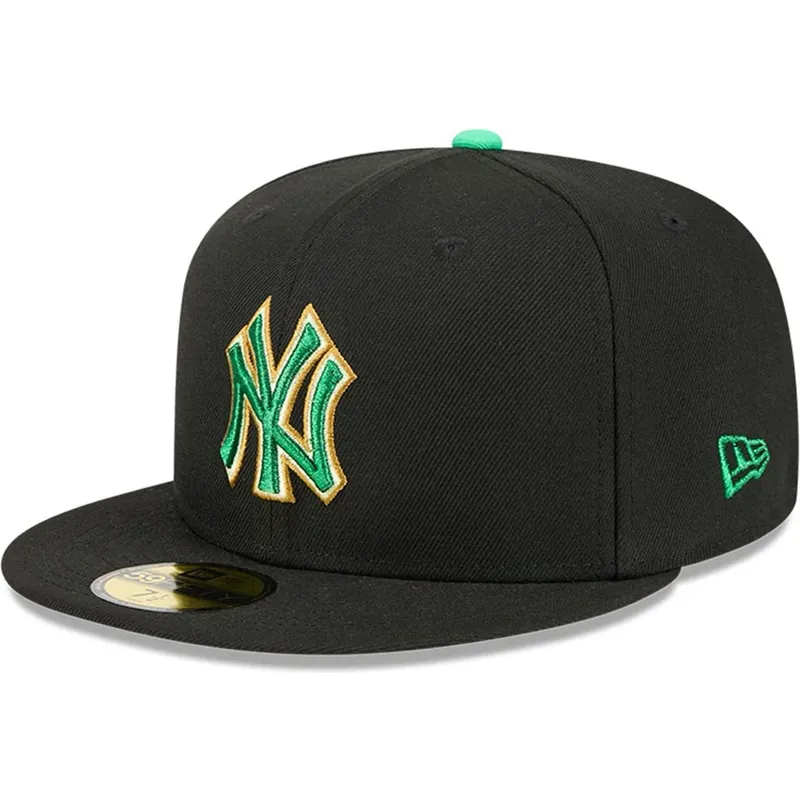 bone-plano-preto-justo-59fifty-saint-patrick-s-day-da-new-york-yankees-mlb-da-new-era