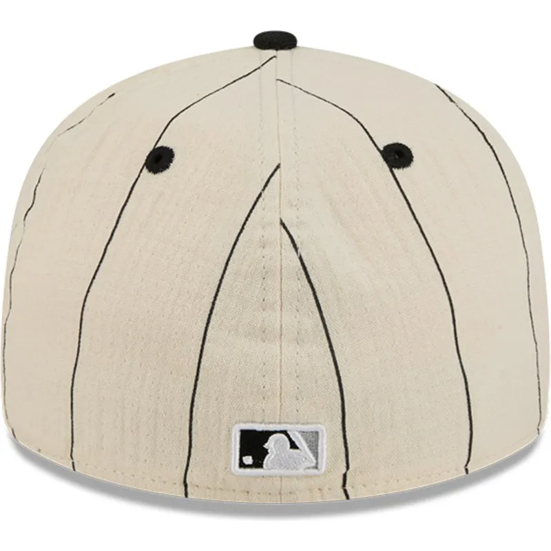 bone-plano-bege-justo-59fifty-retro-crown-linen-da-chicago-white-sox-mlb-da-new-era