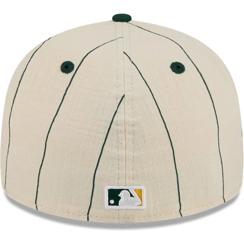 bone-curvo-bege-justo-59fifty-retro-crown-linen-da-oakland-athletics-mlb-da-new-era