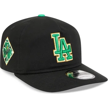 Boné curvo preto snapback 19TWENTY Saint Patrick's Day da Los Angeles Dodgers MLB da New Era