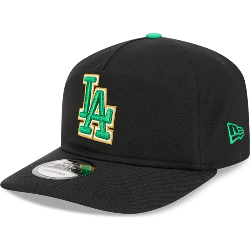 bone-curvo-preto-snapback-19twenty-saint-patrick-s-day-da-los-angeles-dodgers-mlb-da-new-era