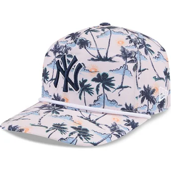 Boné curvo multicolor snapback 19TWENTY Printed Tropical da New York Yankees MLB da New Era