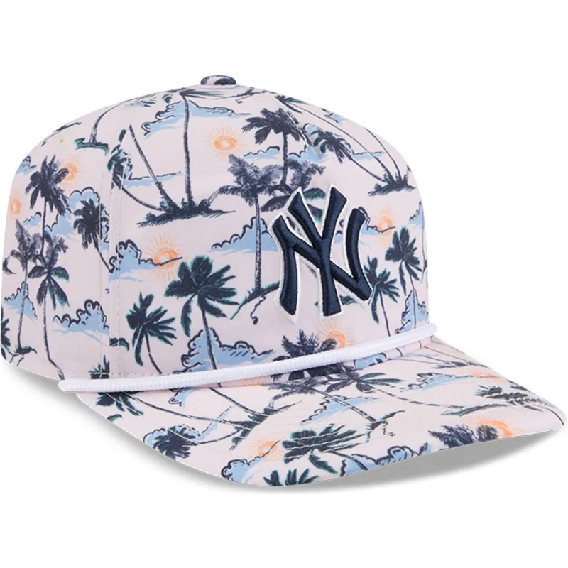 bone-curvo-multicolor-snapback-19twenty-printed-tropical-da-new-york-yankees-mlb-da-new-era