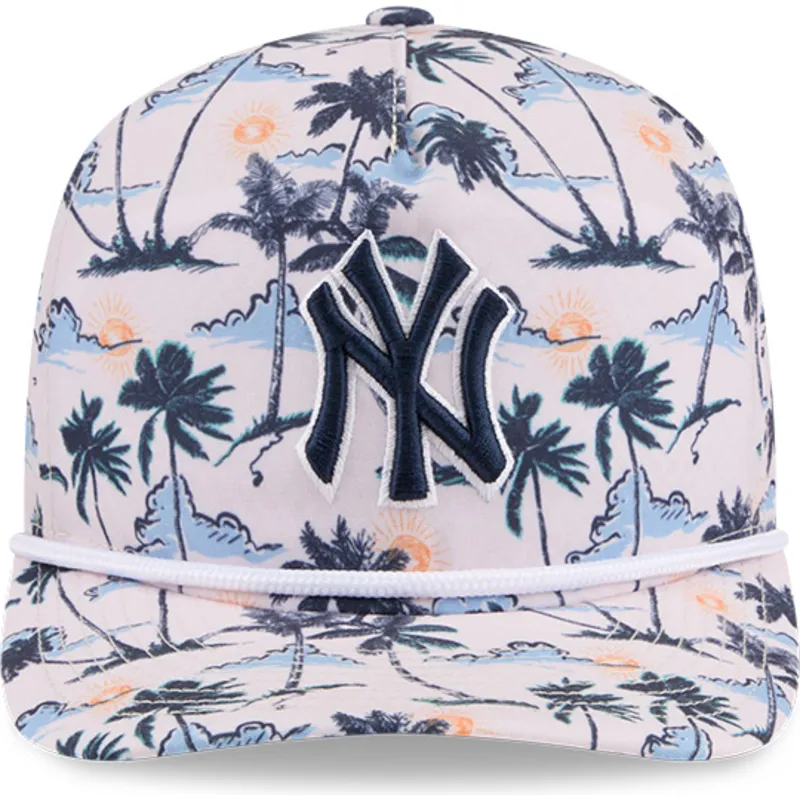 bone-curvo-multicolor-snapback-19twenty-printed-tropical-da-new-york-yankees-mlb-da-new-era