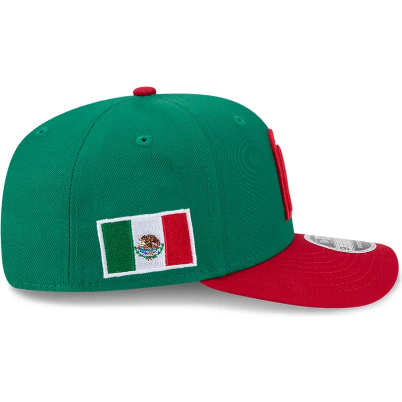 bone-curvo-verde-e-vermelho-snapback-9seventy-stretch-snap-mexico-2026-world-baseball-classic-da-new-era