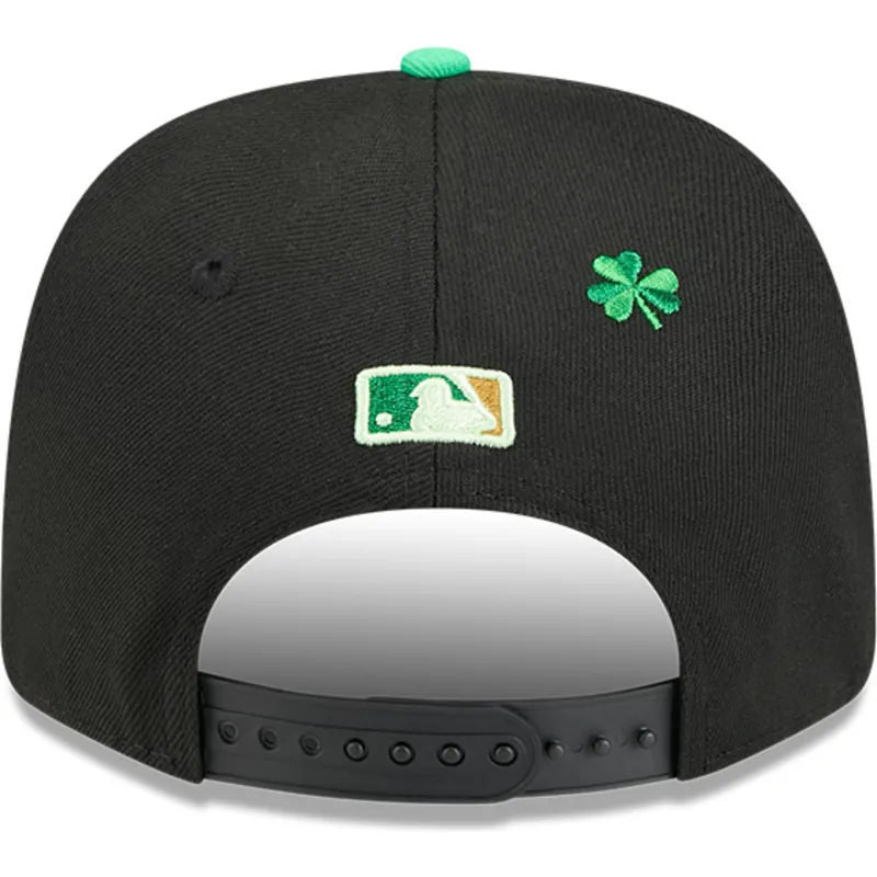 bone-curvo-preto-snapback-9seventy-stretch-snap-saint-patrick-s-day-da-los-angeles-dodgers-mlb-da-new-era