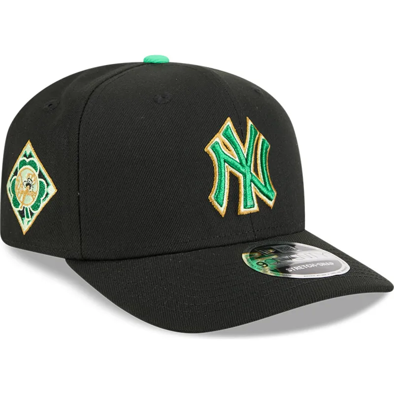 bone-curvo-preto-snapback-9seventy-stretch-snap-saint-patrick-s-day-da-new-york-yankees-mlb-da-new-era